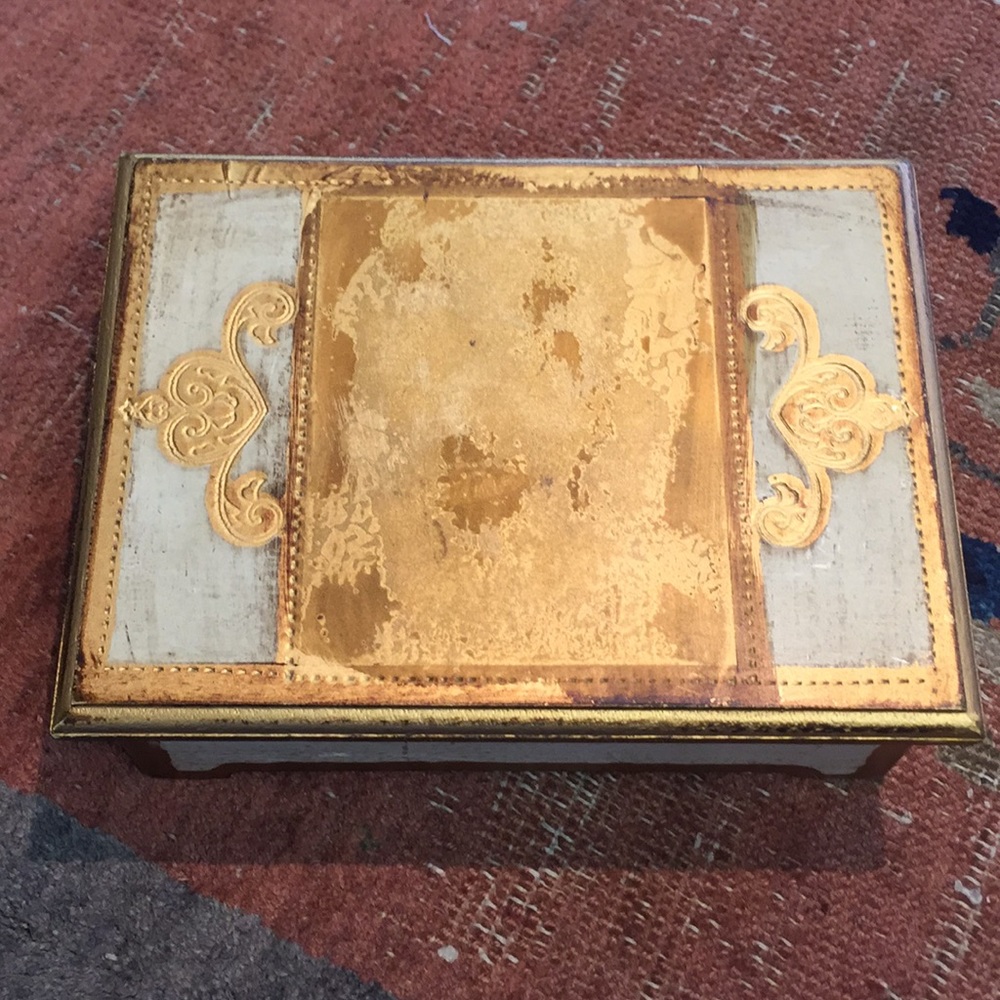 Hand painted jewelry box